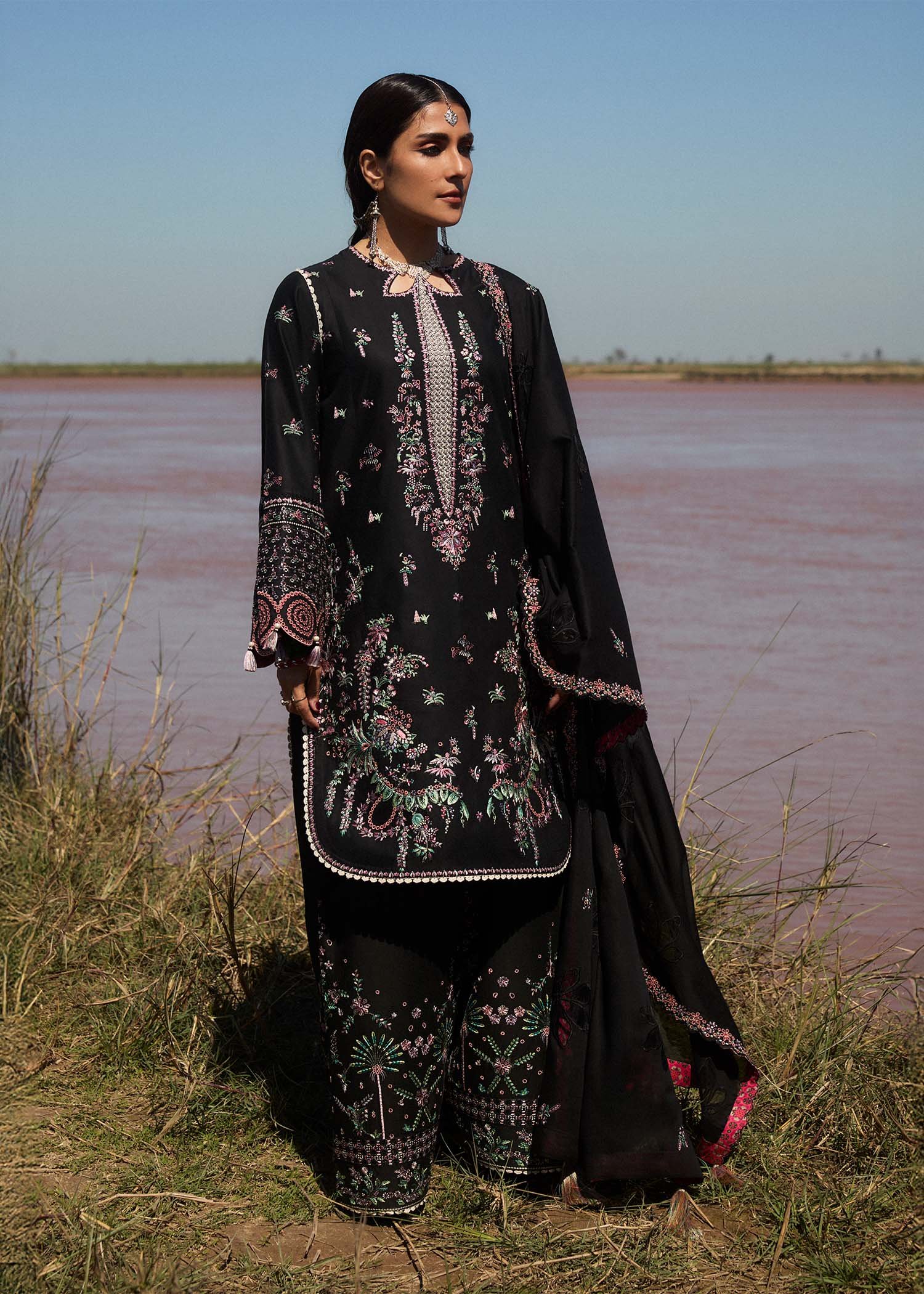 Siyah - Dupatta - Mix & Match